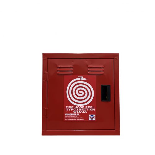 Fire hose cabinet with hook 1mm & rubber 1/2 '', 15m