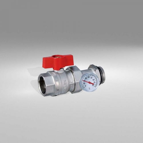 Collector valve with thermometer INTERPLAST