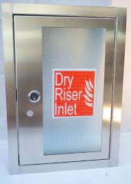 Metal cabinet with glass for Dry Riser / Wet Inlet